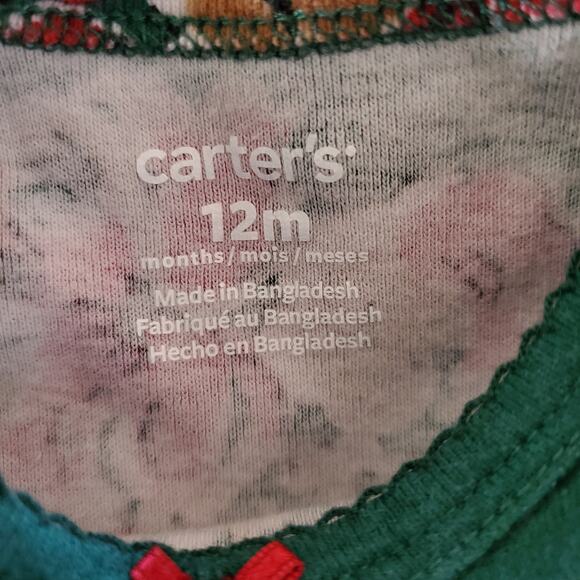Carter's‎ Cat & Jack Size 12 Months Long Sleeve Bodysuits Pre-Owned - Picture 5 of 7